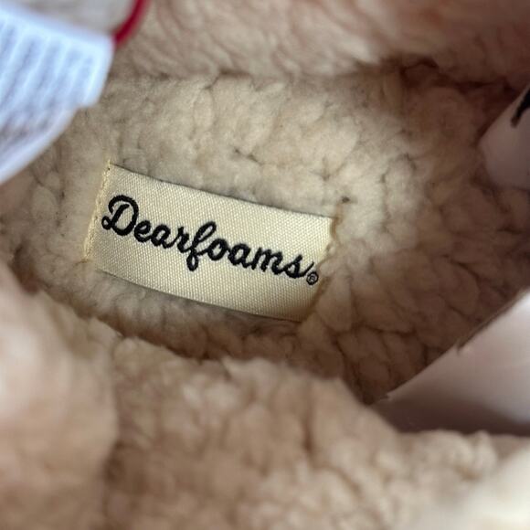 Dearfoams Men's Warm Up Bootie House Shoe Boot Slipper Size M (9/10) - Picture 6 of 8